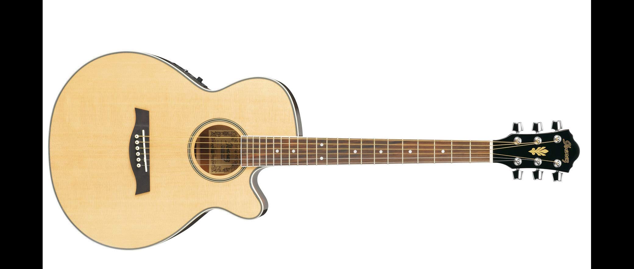 Ibanez AEG8E Acoustic Guitar, Single Cutaway, Natural: Buy Online